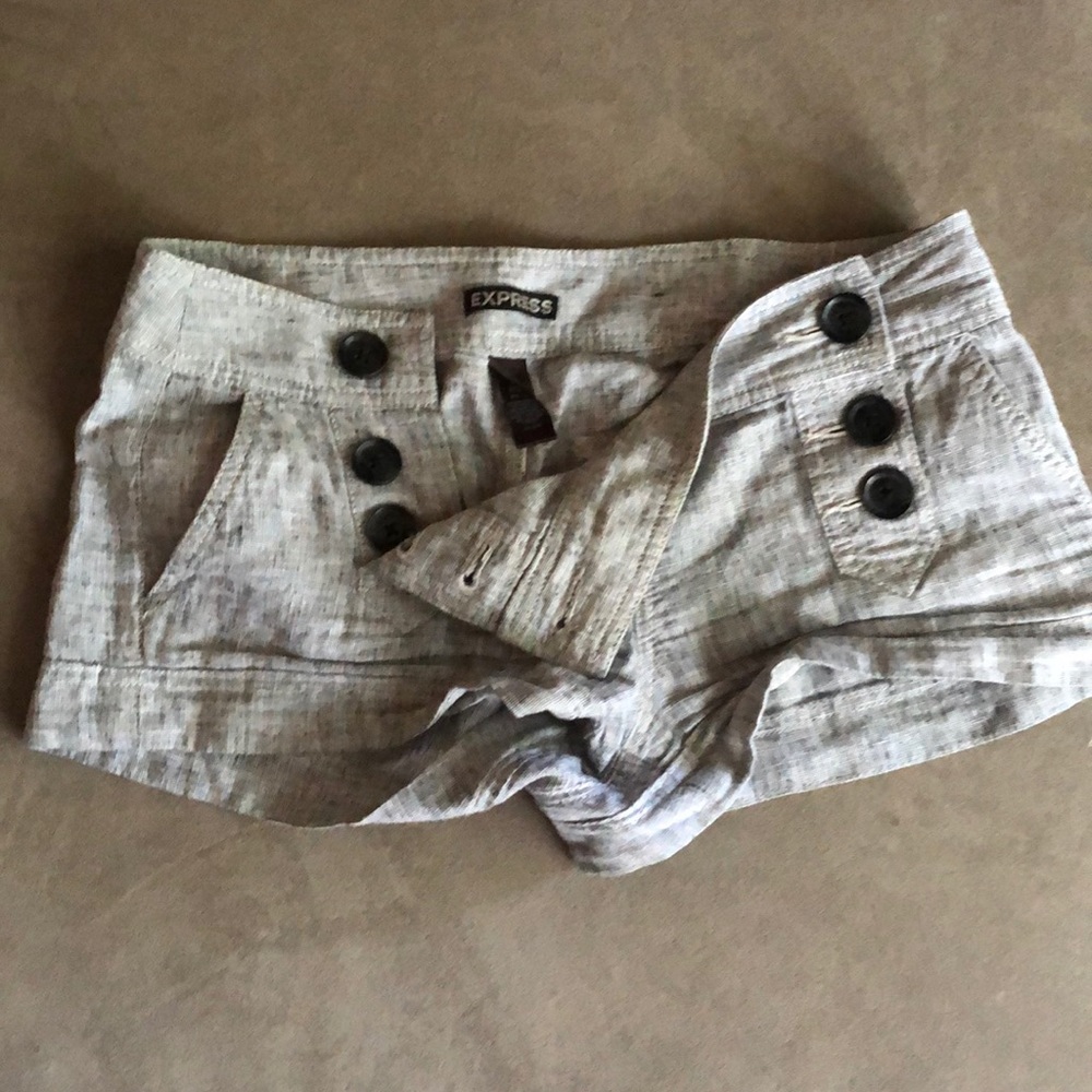Express gray shorts